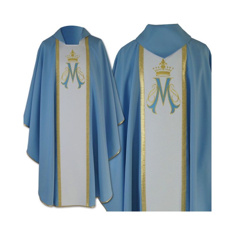 Ornat gotycki Maryjny haftowany (22) - Ornaty Maryjne - Ornat gotycki Maryjny haftowany (22)