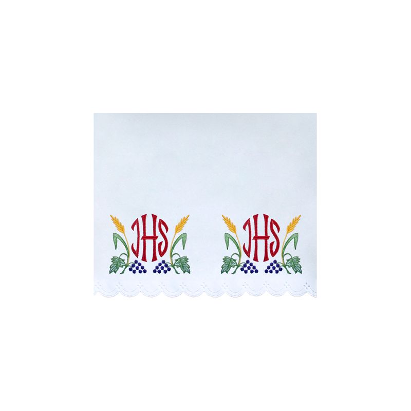 Obrus ołtarzowy haftowany (48) - OBRUSY OŁTARZOWE - Obrus ołtarzowy haftowany (48)