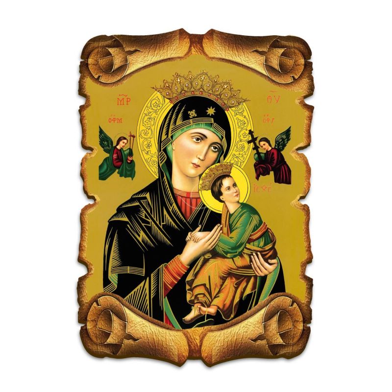 Obraz na HDF format A5 - Matka Boża Nieustającej Pomocy - Obrazek religijny płyta HDF - Obraz na HDF format A5 - Matka Boża Nieustającej Pomocy