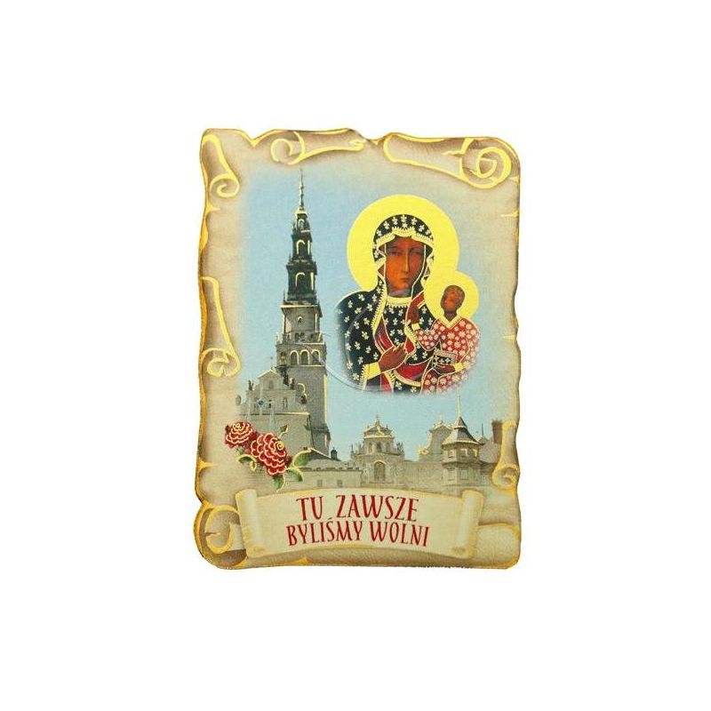 Magnes Matka Boża Częstochowska (5) - MAGNESY RELIGIJNE - Magnes Matka Boża Częstochowska (5)