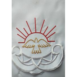 Obrus ołtarzowy haftowany - wzór Duch Święty (142) - OBRUSY OŁTARZOWE - zdjęcie 2 - Obrus ołtarzowy haftowany - wzór Duch Święty (142)