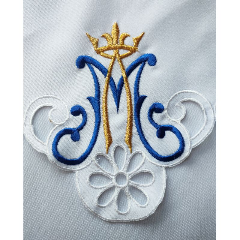 Obrus Maryjny haftowany (77) - OBRUSY OŁTARZOWE - Obrus Maryjny haftowany (77)