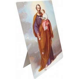 Święty Józef - Stojaczek papierowy - Folder religijny