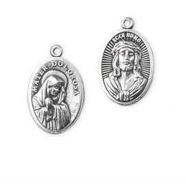 Medalik metalowy Ecce Homo - Medaliki włoskie metalowe