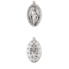 Medalik metalowy Matka Boża Niepokalana 4 cm - Medaliki włoskie metalowe - zdjęcie 2 - Medalik metalowy Matka Boża Niepokalana 4 cm