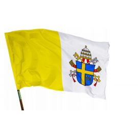 Flaga religijna PAPIESKA (Jan Paweł II) 112x70cm - FLAGI