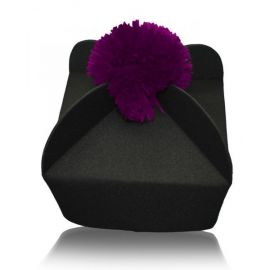 Biret czarny z kolorowym pomponem: czerwień, fiolet - BIRET, PIUSKA - zdjęcie 4 - Biret czarny z kolorowym pomponem