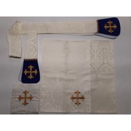 Ornat rzymski haftowany motyw Maryjny - ORNATY - zdjęcie 3 - Ornat rzymski haftowany motyw Maryjny