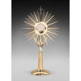Monstrancja mosiężna, pozłacana - 65 cm (D5) - MONSTRANCJE