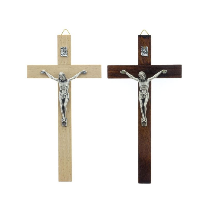 Krzyż drewniany na ścianę - 16 cm (1) - KRZYŻE, KRZYŻYKI - Krzyż drewniany na ścianę - 16 cm (1)