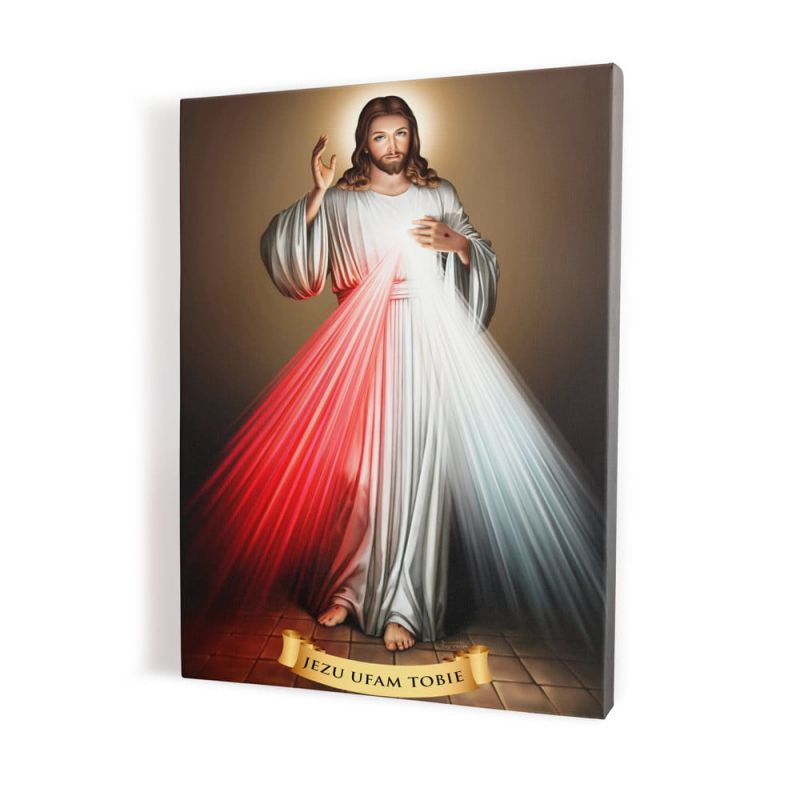 Obraz Jezus Miłosierny - płótno canvas (1) - Obrazy na płótnie canvas - Obraz Jezus Miłosierny - płótno canvas (1)