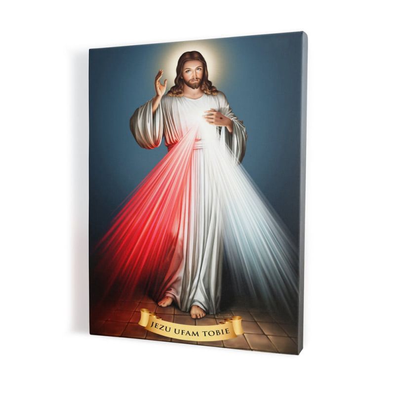 Obraz Jezus Miłosierny - płótno canvas (2) - Obrazy na płótnie canvas - Obraz Jezus Miłosierny - płótno canvas (2)