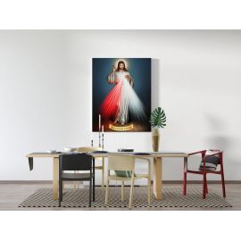 Obraz Jezus Miłosierny - płótno canvas (2) - Obrazy na płótnie canvas - zdjęcie 2 - Obraz Jezus Miłosierny - płótno canvas (2)