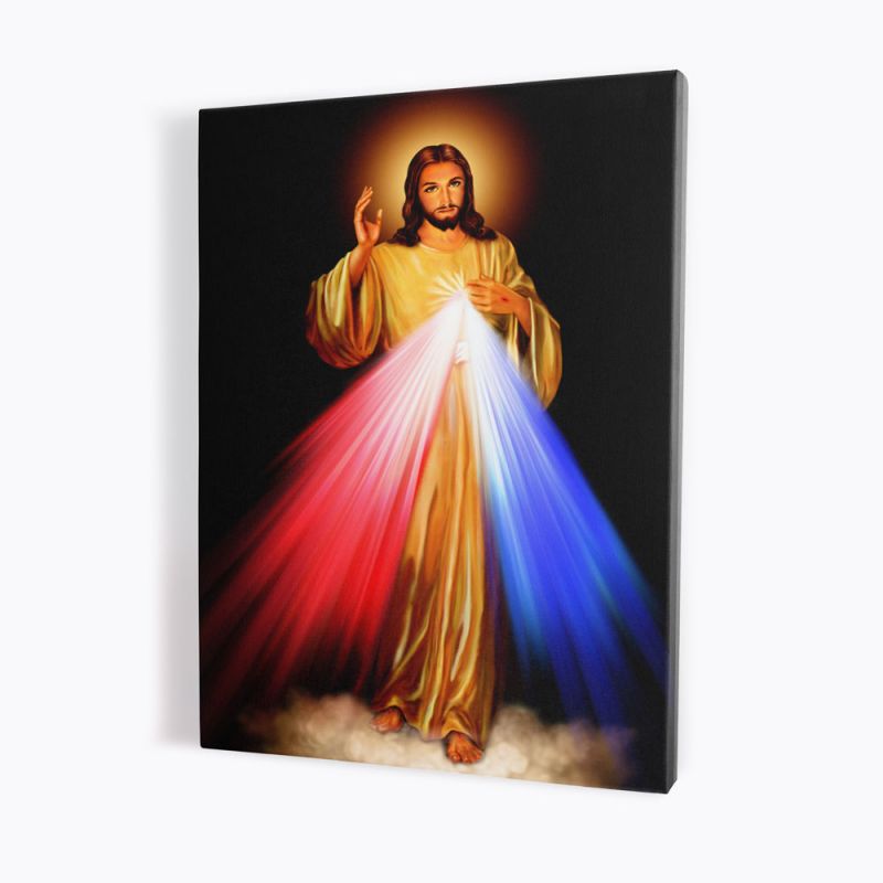 Obraz Jezus Miłosierny - płótno canvas (7) - Obrazy na płótnie canvas - Obraz Jezus Miłosierny - płótno canvas (7)
