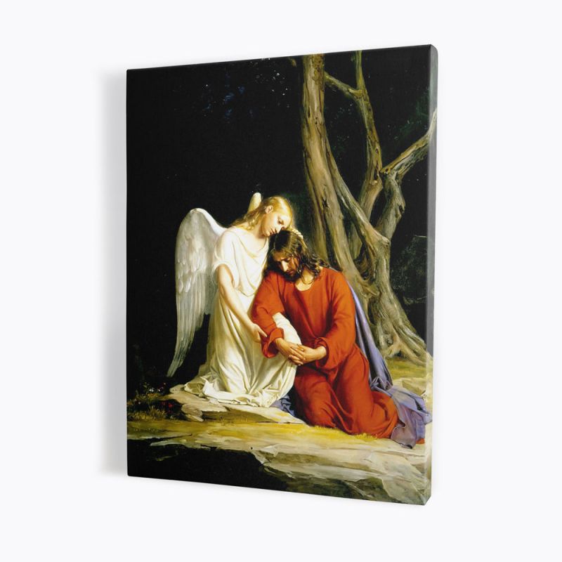 Obraz Jezusa w ogrodzie Getsemani - płótno canvas (16) - Obrazy na płótnie canvas - Obraz Jezusa w ogrodzie Getsemani - płótno canvas (16)