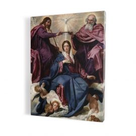 Obraz Koronacja Matki Bożej - płótno canvas (17) - Obrazy na płótnie canvas