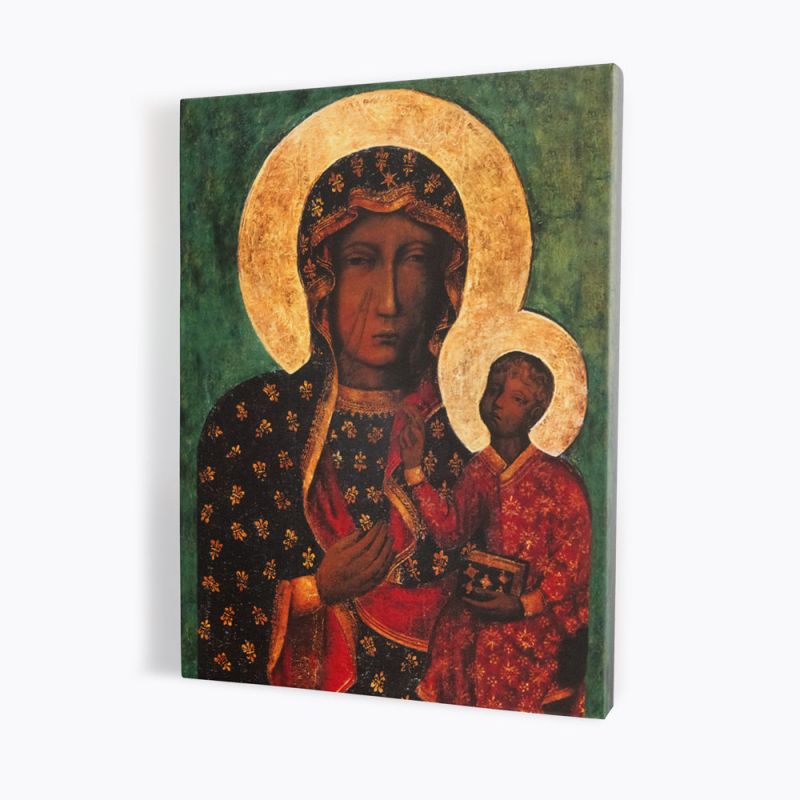 Obraz Matka Boża Częstochowska - płótno canvas (20) - Obrazy na płótnie canvas - Obraz Matka Boża Częstochowska - płótno canvas (20)