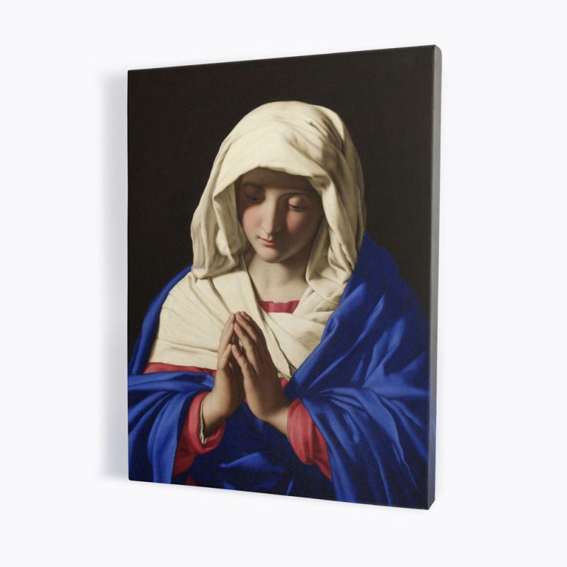 Obraz Matka Boża modląca się - płótno canvas (21) - Obrazy na płótnie canvas - Obraz Matka Boża modląca się - płótno canvas (21)