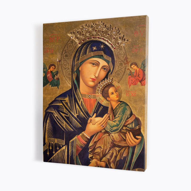 Obraz Matka Boża Nieustającej Pomocy - płótno canvas (28) - Obrazy na płótnie canvas - Obraz Matka Boża Nieustającej Pomocy - płótno canvas (28)