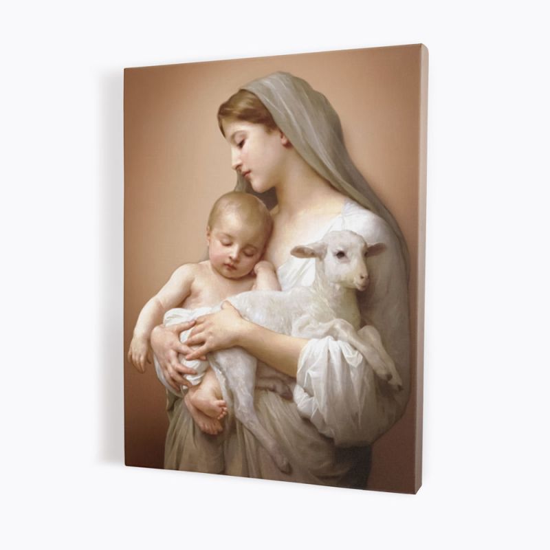 Obraz Matka Boża z Dzieciątkiem - płótno canvas (31) - Obrazy na płótnie canvas - Obraz Matka Boża z Dzieciątkiem - płótno canvas (31)