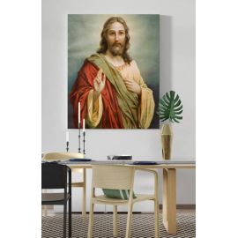 Obraz Serce Jezusa - płótno canvas (38) - Obrazy na płótnie canvas - zdjęcie 2 - Obraz Serce Jezusa - płótno canvas (38)