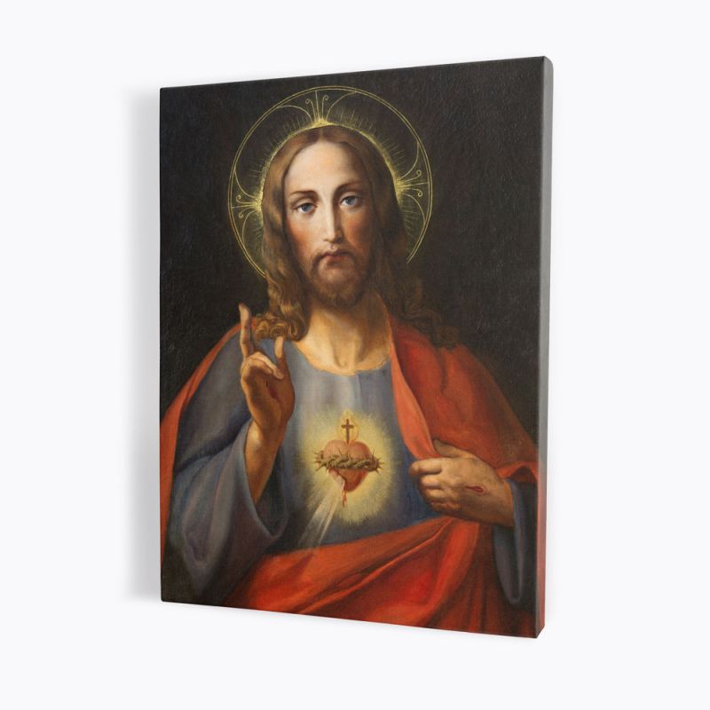 Obraz Serce Jezusa - płótno canvas (39) - Obrazy na płótnie canvas - Obraz Serce Jezusa - płótno canvas (39)