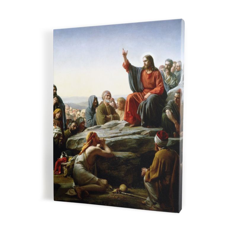 Obraz Nauczanie na górze - płótno canvas (49) - Obrazy na płótnie canvas - Obraz Nauczanie na górze - płótno canvas (49)