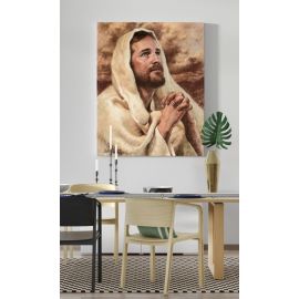 Obraz Chrystus modlący się - płótno canvas (52) - Obrazy na płótnie canvas - zdjęcie 2 - Obraz Chrystus modlący się - płótno canvas (52)