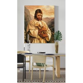 Obraz Dobry Pasterz - płótno canvas (53) - Obrazy na płótnie canvas - zdjęcie 2 - Obraz Dobry Pasterz - płótno canvas (53)