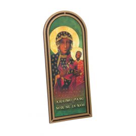 Obraz półokrągły - Matka Boża Częstochowska - Obrazek religijny płyta HDF - zdjęcie 2 - Obraz półokrągły - Matka Boża Częstochowska
