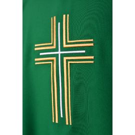 Ornat haftowany zielony - krzyż (15) - Ornaty zielone - zdjęcie 2 - Ornat haftowany zielony - krzyż (15)