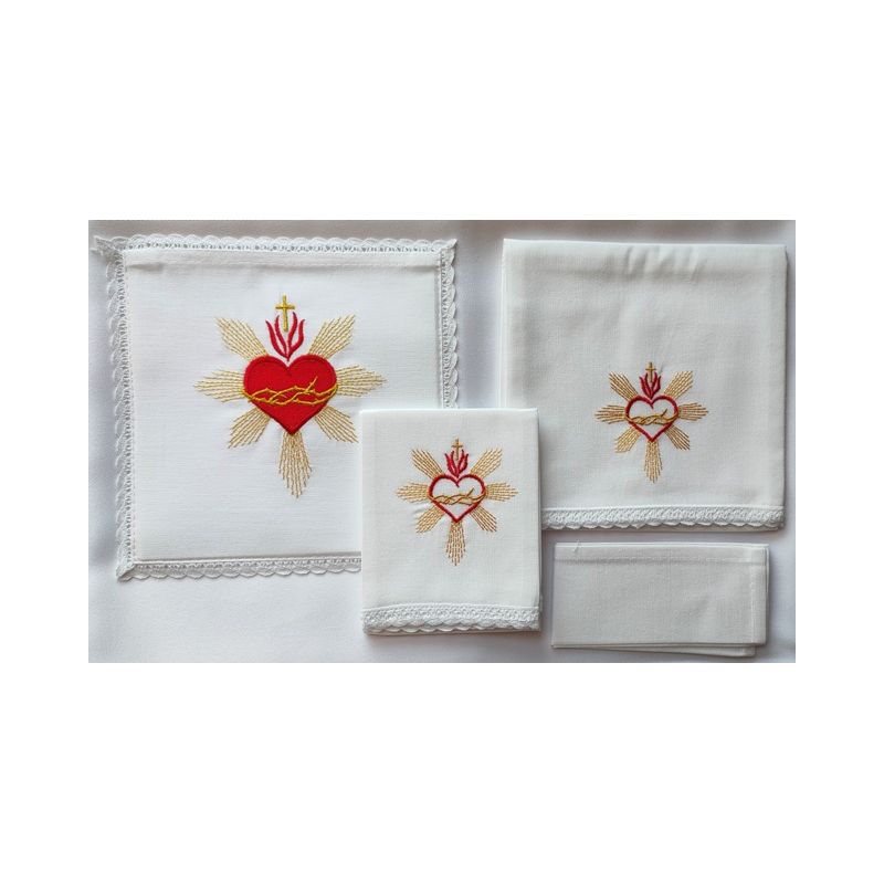 Bielizna kielichowa - Serce (2) - NABOŻEŃSTWO CZERWCOWE - Bielizna kielichowa - Serce (2)