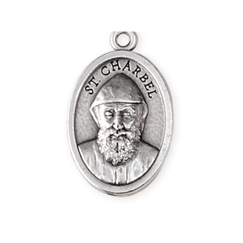 Medalik metalowy św. Charbel - Medaliki włoskie metalowe - Medalik metalowy św. Charbel