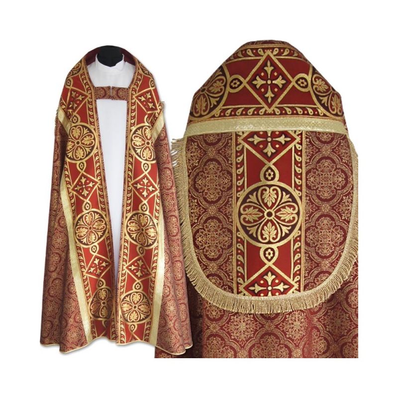 Kapa haftowana rzymska (18) - KAPY LITURGICZNE - Kapa haftowana rzymska (18)