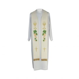 Stuła kapłańska eucharystyczna - 3 kolory - EUCHARYSTYCZNE - zdjęcie 3 - Stuła kapłańska eucharystyczna - 3 kolory