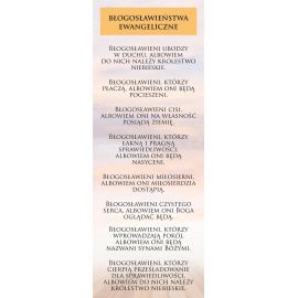 Baner - Błogosławieństwa Ewangeliczne - Banery edukacyjne, szkolne