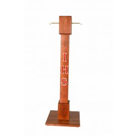Stojak na trybularz z litego drewna - 125 cm - STOJAK - RÓŻNE - zdjęcie 2 - Stojak na trybularz z litego drewna - 125 cm