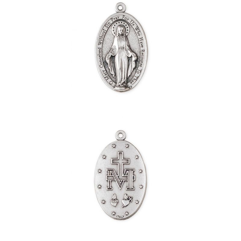 Medalik metalowy Matka Boża Niepokalana 2 cm - Medaliki włoskie metalowe - Medalik metalowy Matka Boża Niepokalana 2 cm