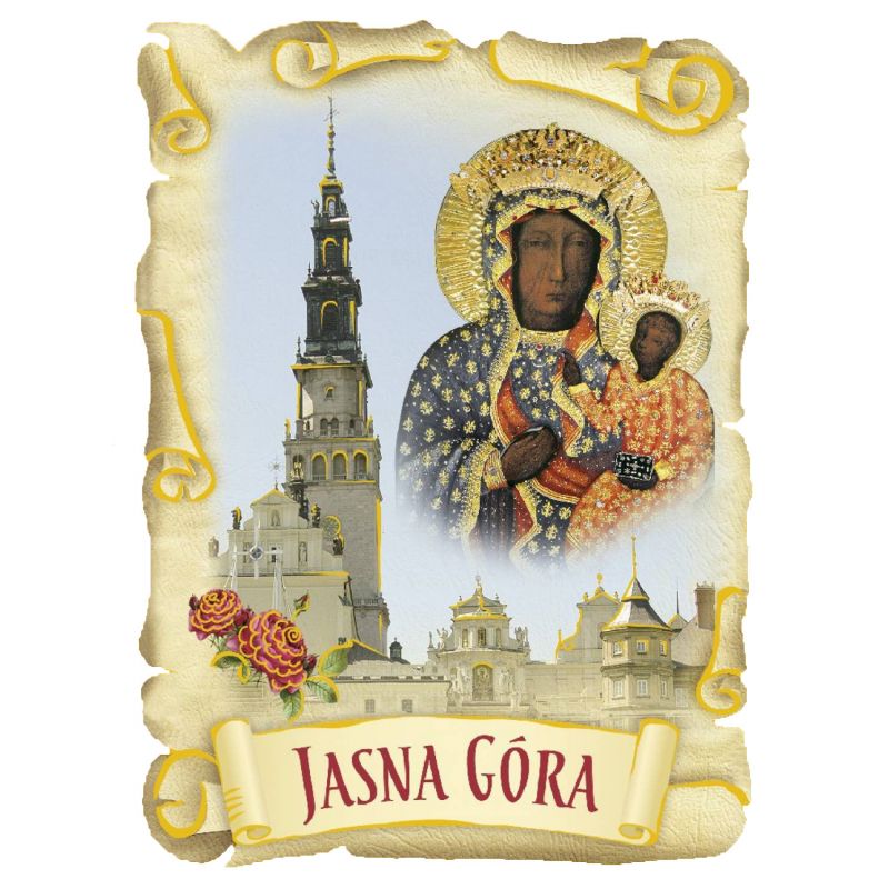 Magnes Matka Boża Częstochowska (6) - MAGNESY RELIGIJNE - Magnes Matka Boża Częstochowska (6)