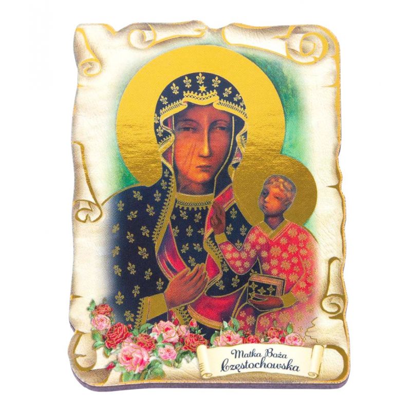 Magnes Matka Boża Częstochowska (8) - MAGNESY RELIGIJNE - Magnes Matka Boża Częstochowska (8)