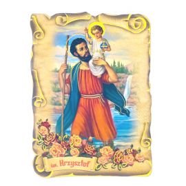 Magnes Święty Krzysztof - MAGNESY RELIGIJNE