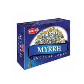 Kadzidło stożkowe Mirra, Myrrh - 10 stożków - KADZIDŁA, WĘGIELKI