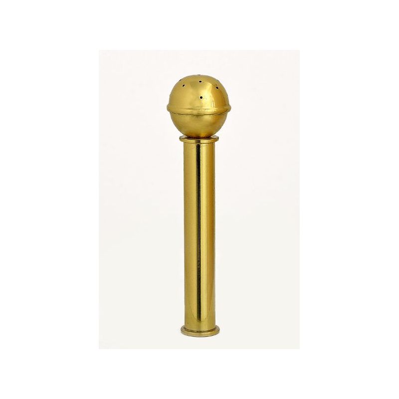 Kropidło kulkowe mosiężne 17 cm (3) - KROPIDŁA - Kropidło kulkowe mosiężne 17 cm (3)