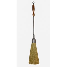 Kropidło z mosiądzu, chromowane, drewniana rączka, 68 cm (10) - KROPIDŁA