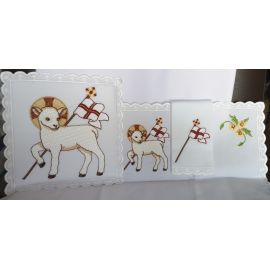 Bielizna kielichowa - Baranek Ofiarny (9) - BIELIZNA KIELICHOWA - zdjęcie 2 - Bielizna kielichowa - Baranek Ofiarny (9)
