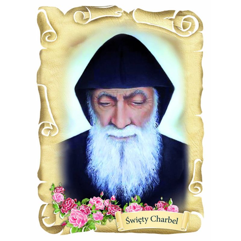 Magnes Święty Charbel - MAGNESY RELIGIJNE - Magnes Święty Charbel