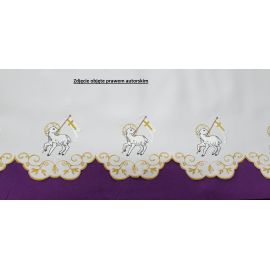 Obrus ołtarzowy wielkanocny - wzór eucharystyczny Baranek (226) - OBRUSY OŁTARZOWE
