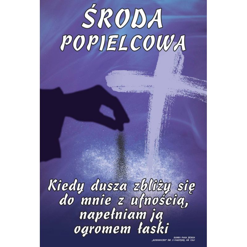 Plakat Wielkanocny - Środa Popielcowa - PLAKATY - Plakat Wielkanocny - Środa Popielcowa