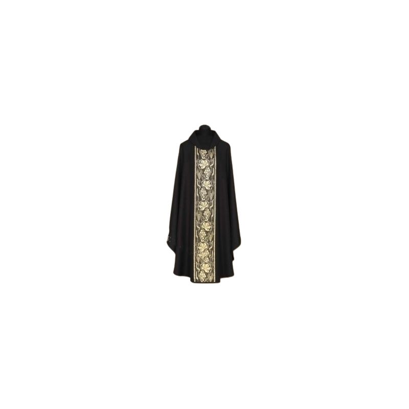 Ornat czarny haftowany (32A) - ornaty czarne - Ornat haftowany (32A)