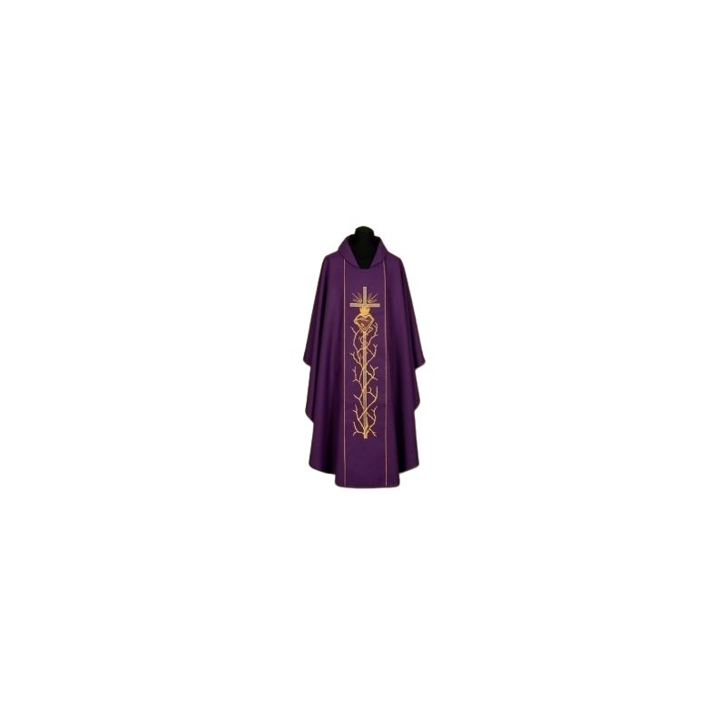 Ornat bogato haftowany (1A) - Ornaty fioletowe - Ornat bogato haftowany (1A)